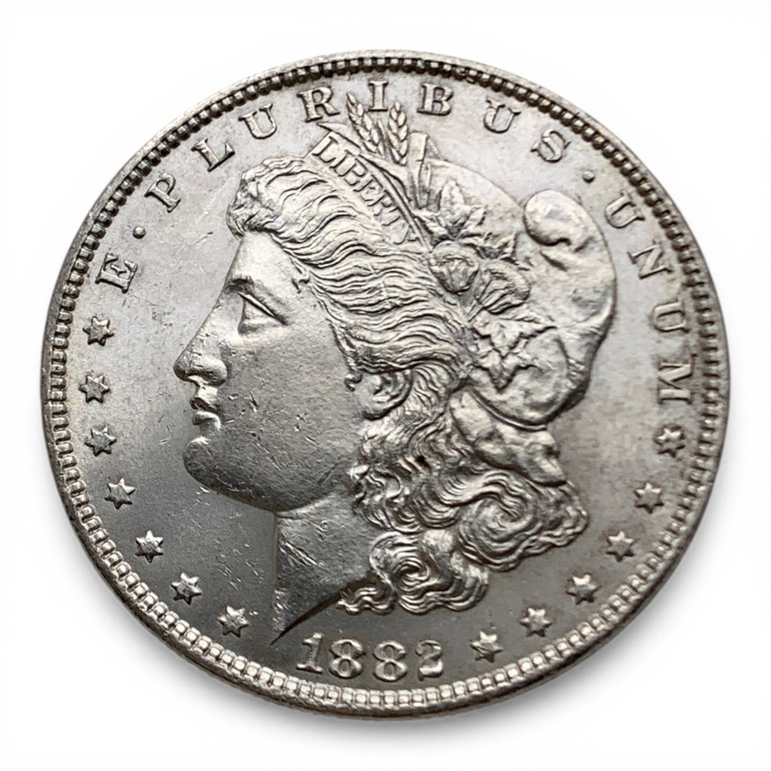 1882 Morgan Silver Dollar: 90% Silver Content - United States Of America~ One Dollar