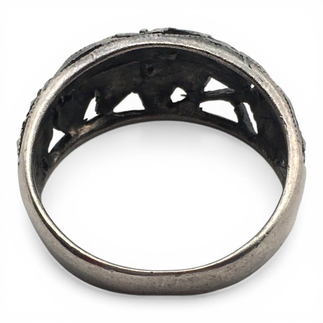 Sterling Silver And Marcasite Ring - 3