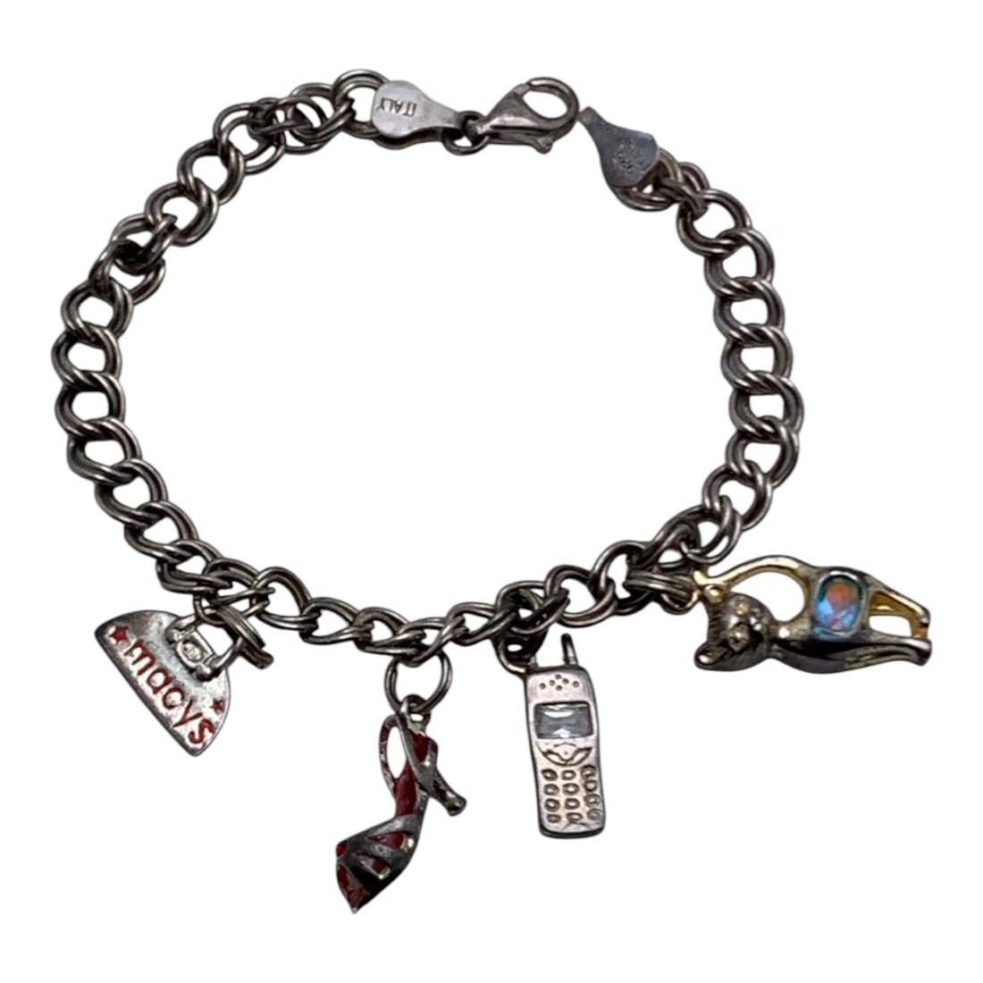 Sterling Silver Charm Bracelet (1 of 5)