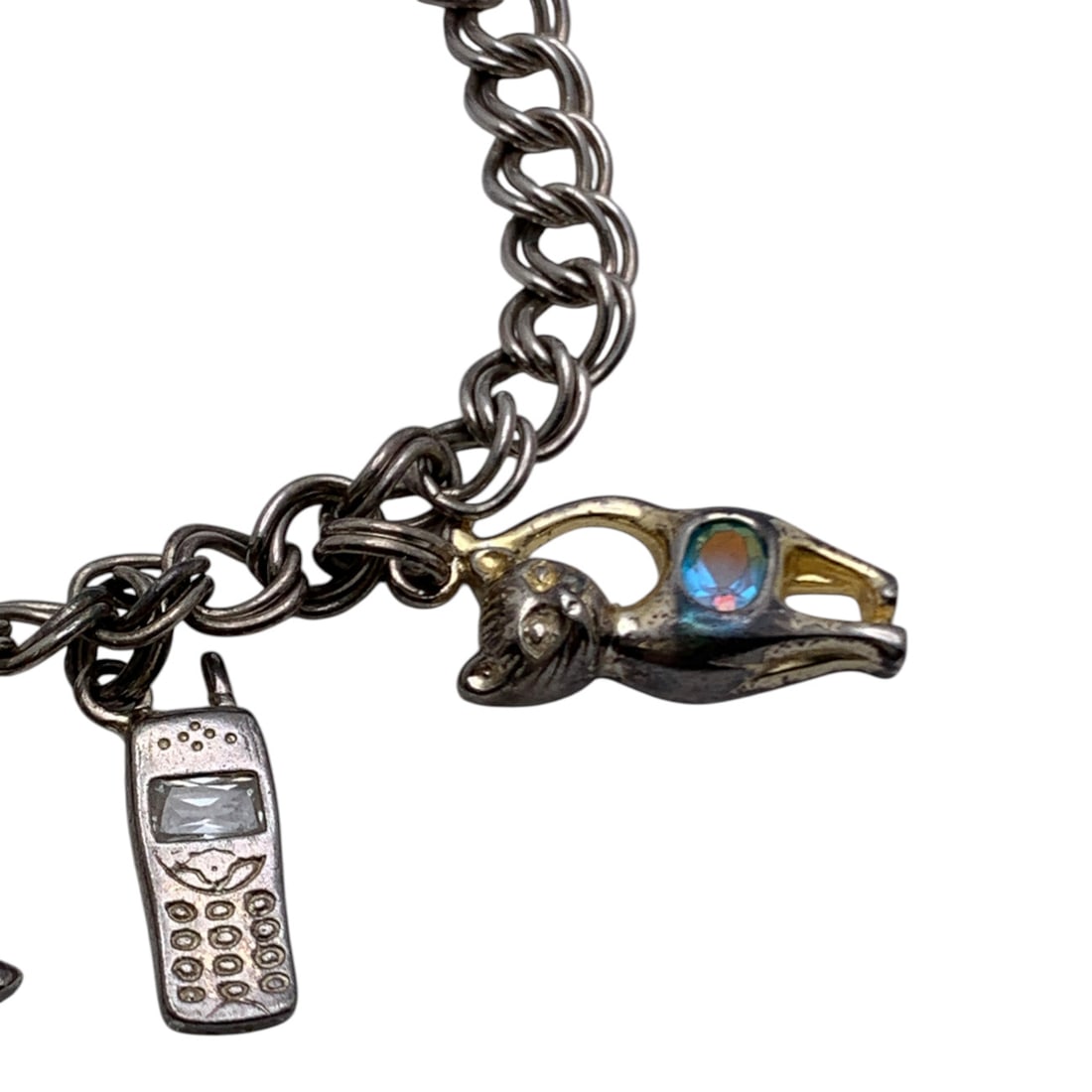 Sterling Silver Charm Bracelet - 3