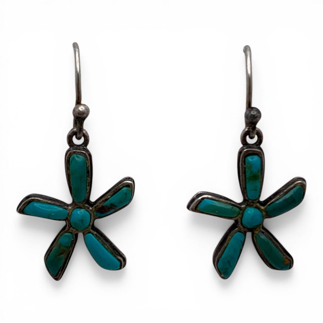 Sterling Silver & Turquoise Earrings - 3
