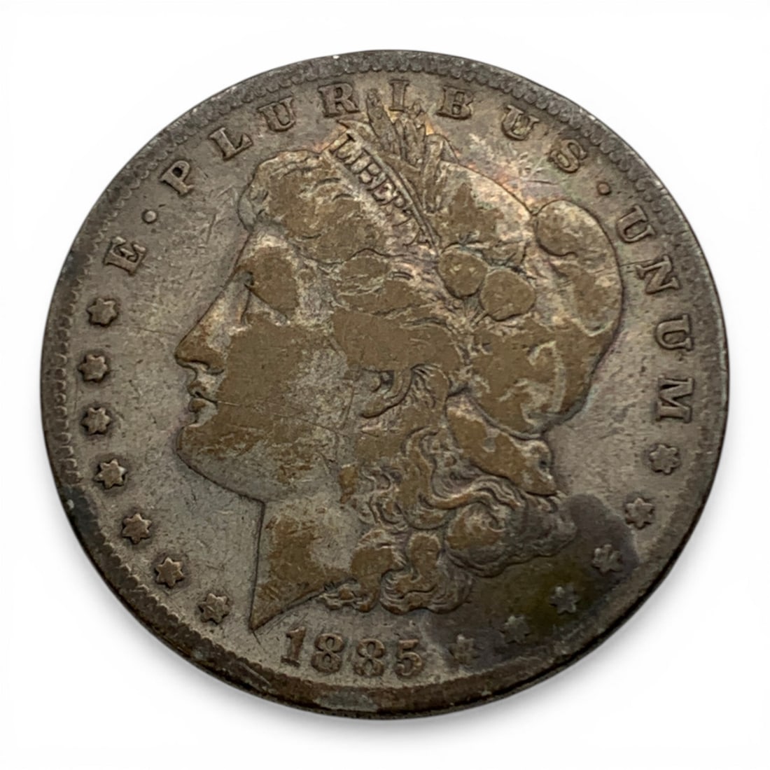 1885 S Morgan Silver Dollar: 90% Silver Content - United States Of America~ One Dollar