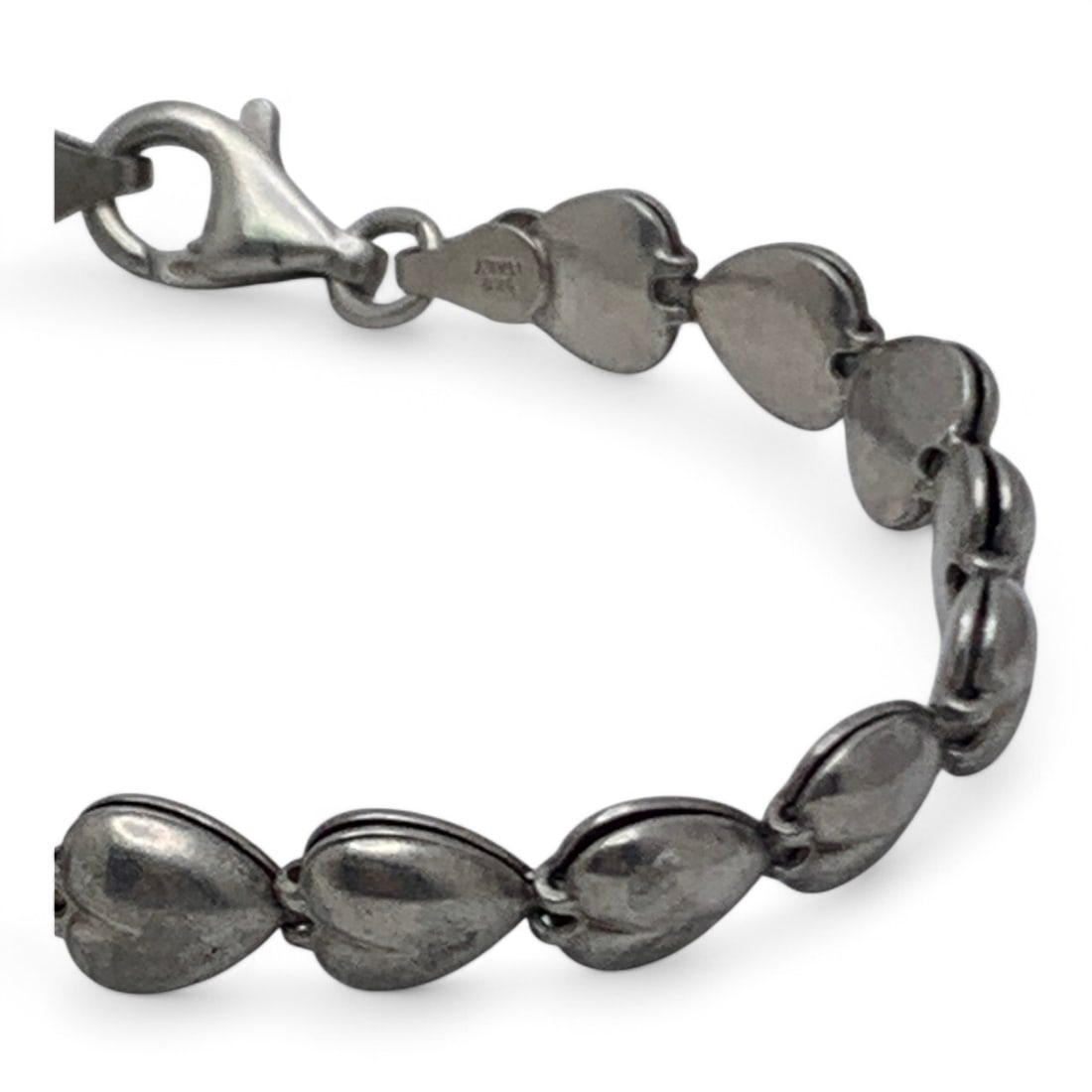 Sterling Silver Heart Bracelet - 2