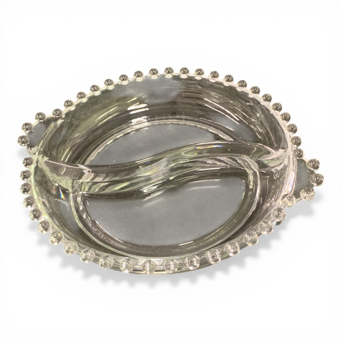 Candlewick Glass Divided Tray - 2