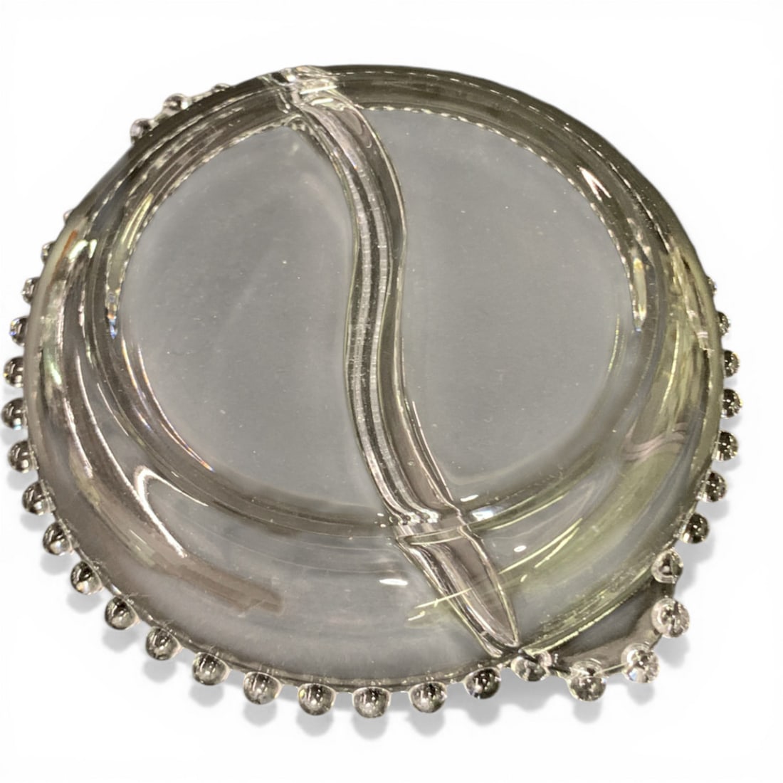 Candlewick Glass Divided Tray - 3