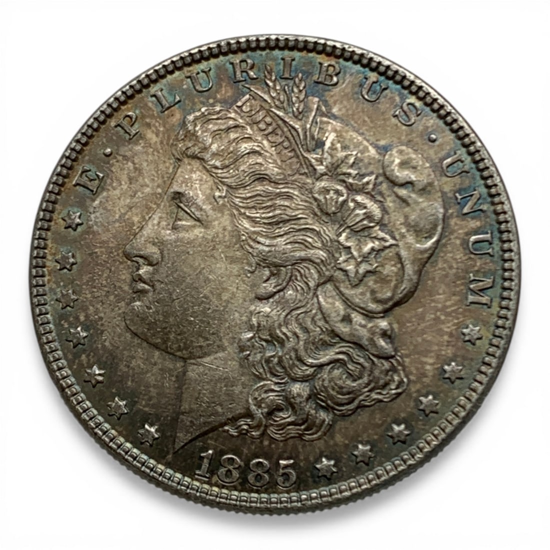 1885 Morgan Silver Dollar: 90% Silver Content - United States Of America~ One Dollar