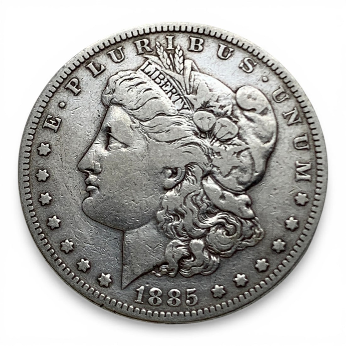 1885 S Morgan Silver Dollar: 90% Silver Content - United States Of America~ One Dollar