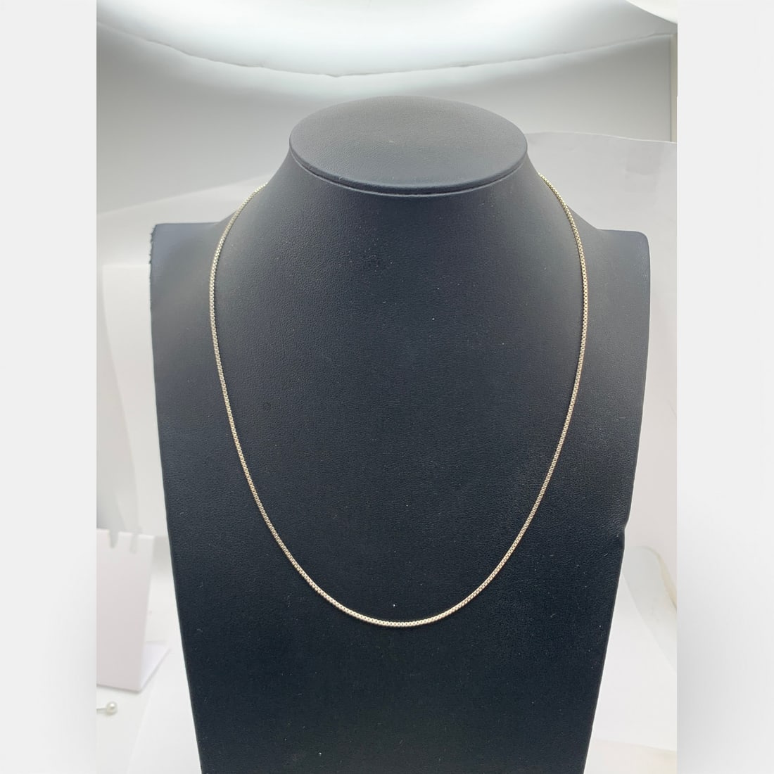 Sterling Silver Box Chain Necklace - 3