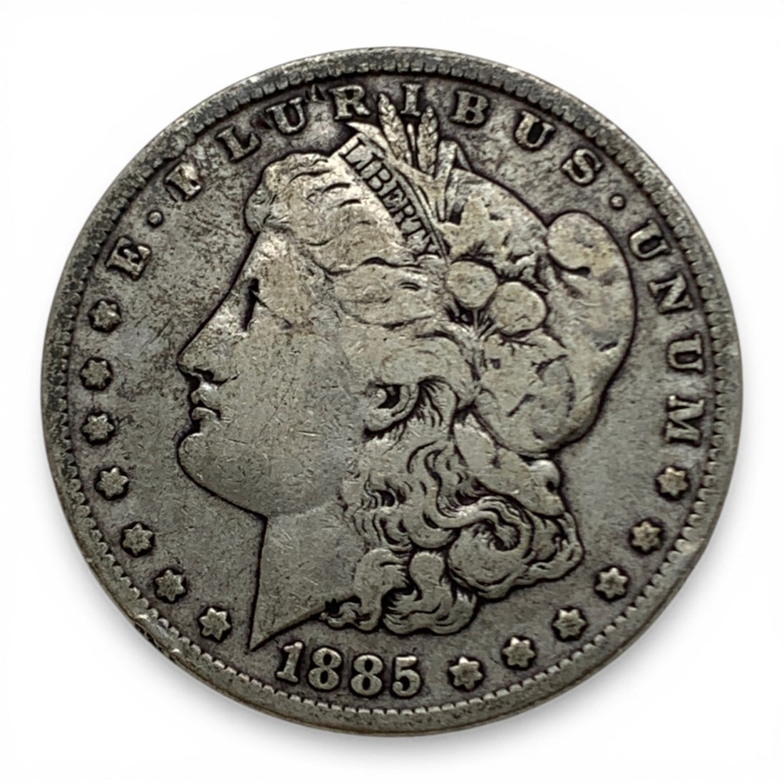 1885 Morgan Silver Dollar: 90% Silver Content - United States Of America~ One Dollar