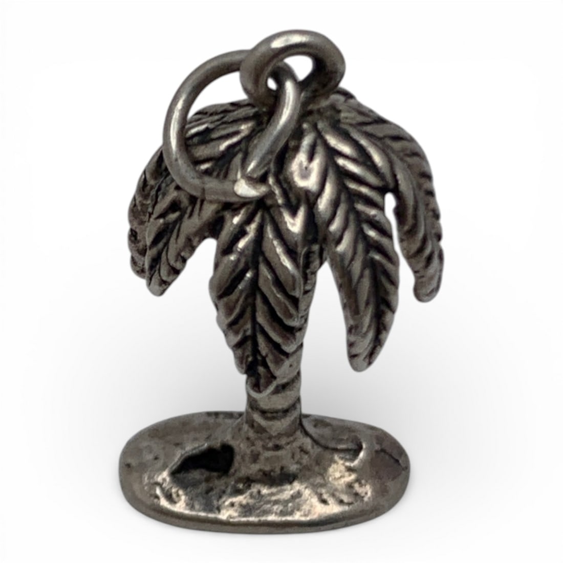 Silver Palm Tree Charm