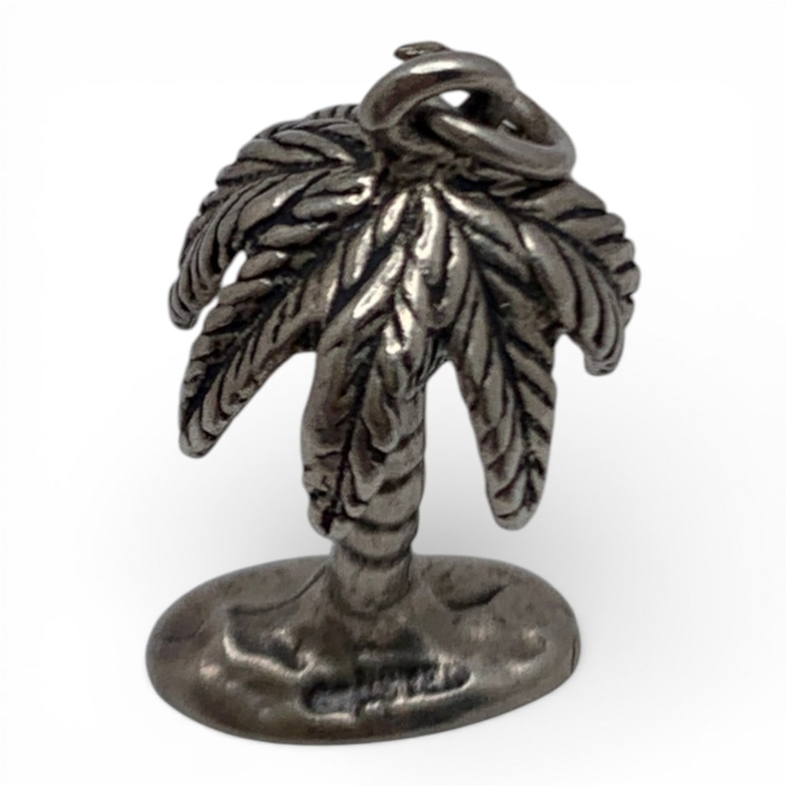 Silver Palm Tree Charm - 2