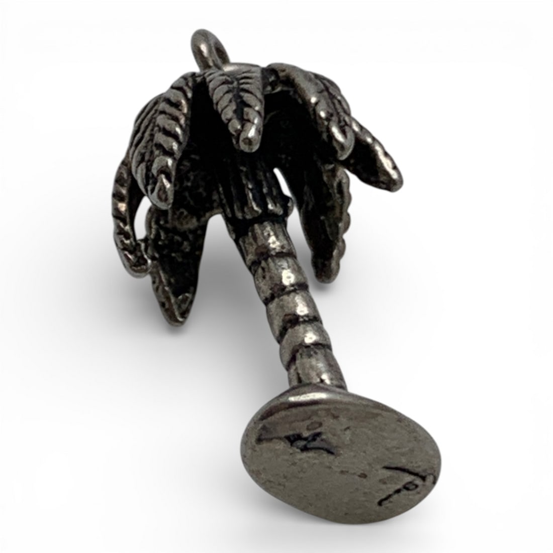 Silver Palm Tree Charm - 3
