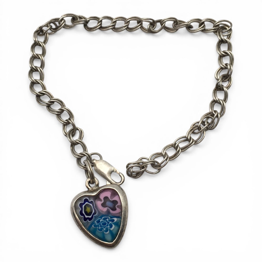 Sterling Silver Heart Bracelet (1 of 4)