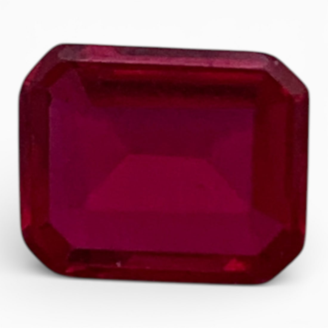 Faceted Pink Ruby Gemstone - 4