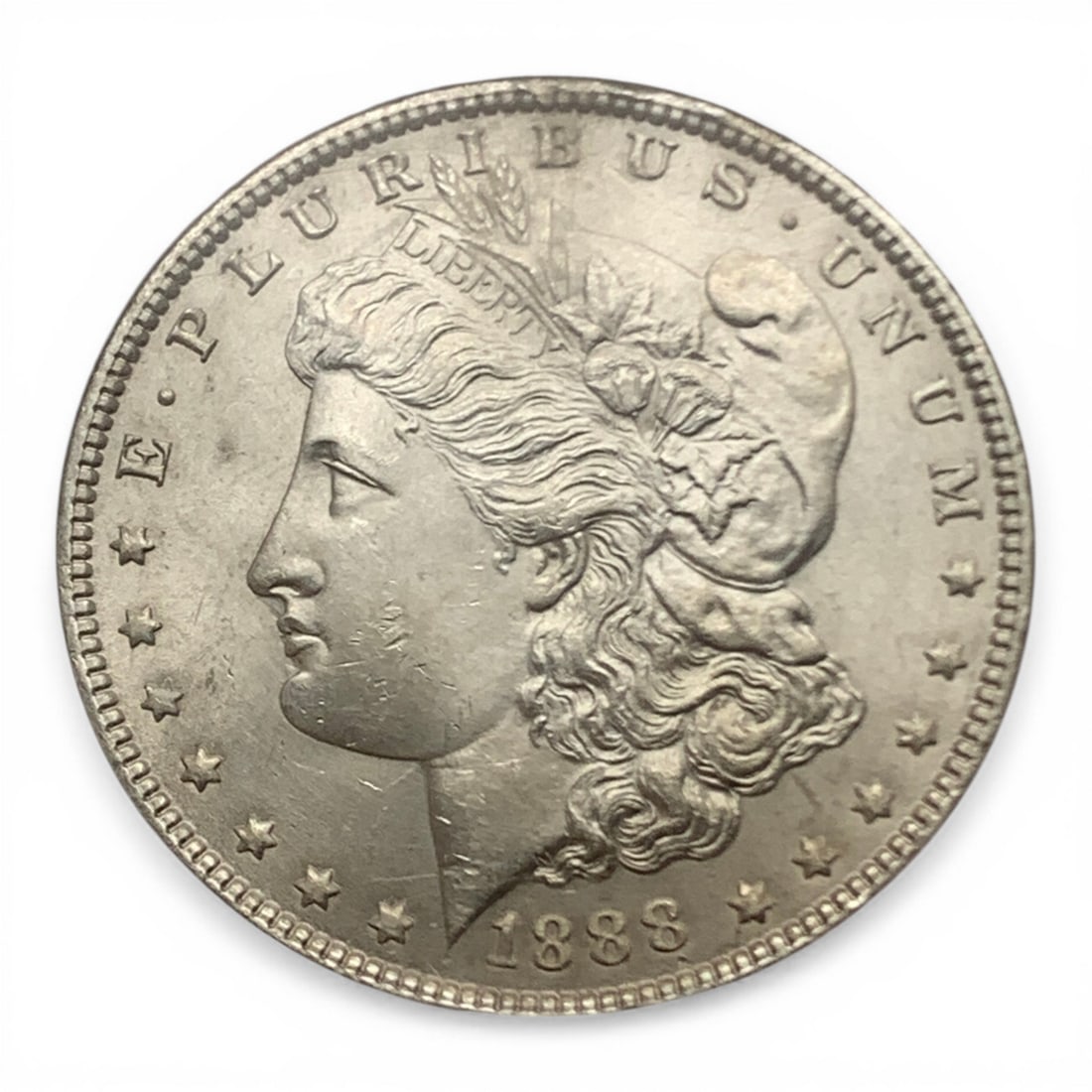 Ngc Graded 1888 Morgan Silver Dollar - 2