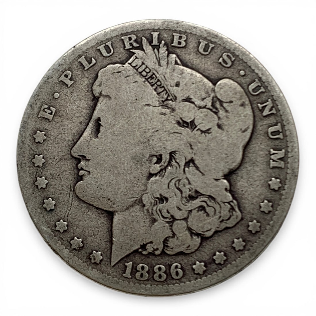 1886 O Morgan Silver Dollar: 90% Silver Content - United States Of America~ One Dollar