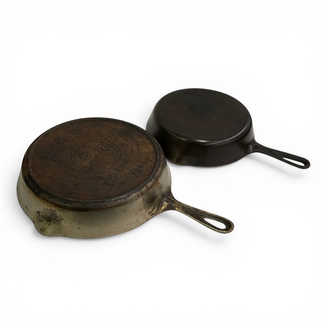 2 Griswold Cast Iron Skillets - 2