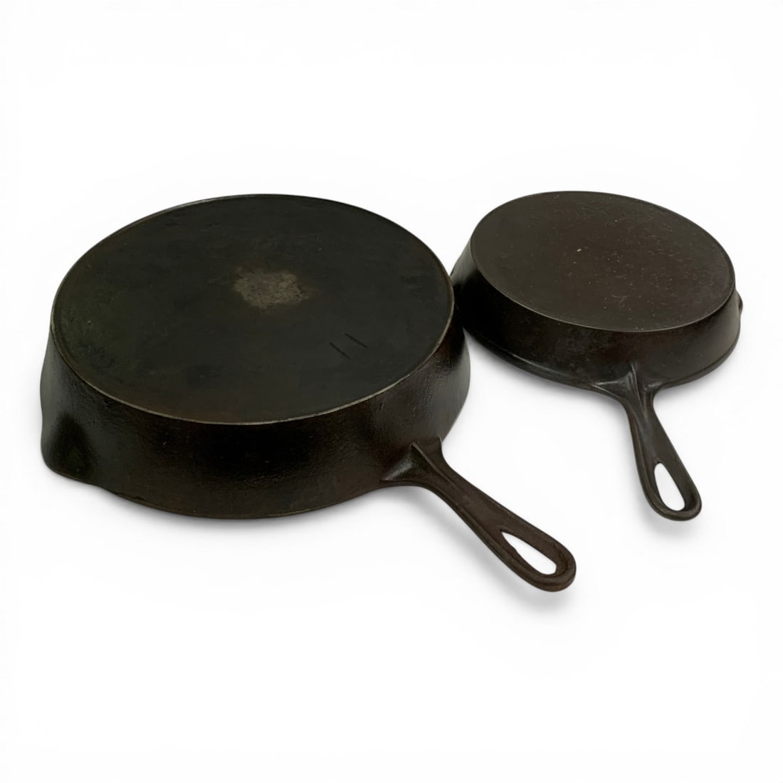 2 Cast Iron Skillets - 2