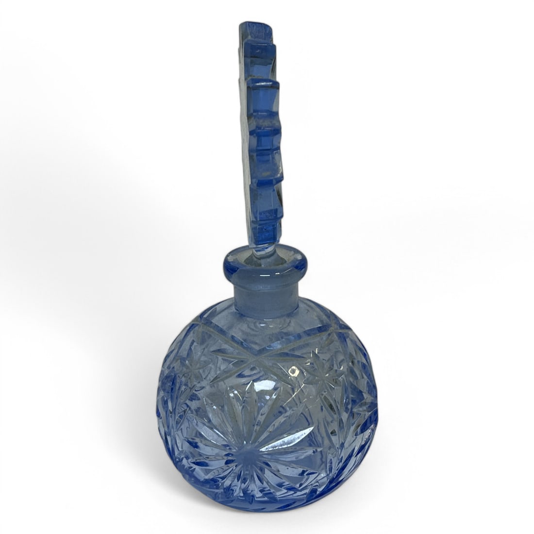 Blue Crystal Perfume Bottle - 2