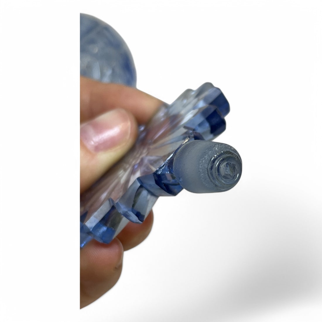 Blue Crystal Perfume Bottle - 6