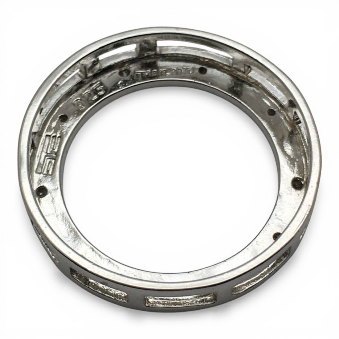 Sterling Silver Clear Stone Pendant - 3