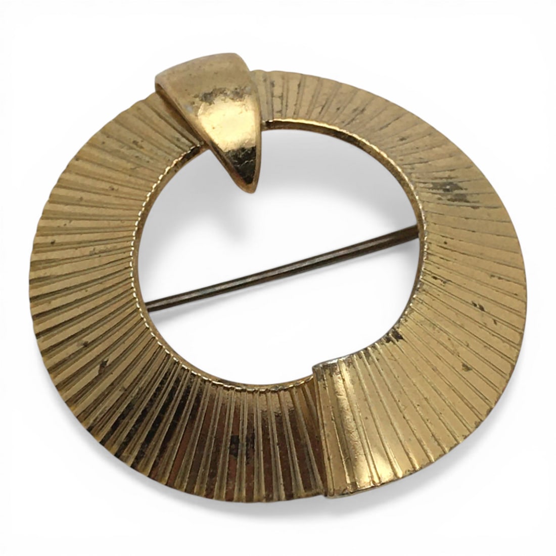 Sterling Silver Napier Broach: Marked Sterling. 6.2 G. 1.25" Long