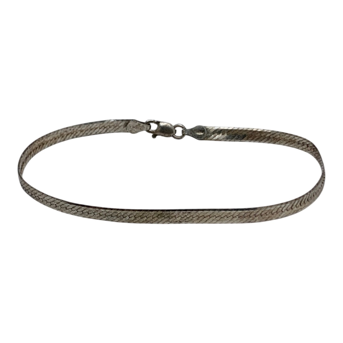 Sterling Silver Bracelet: Marked 925 - 8 1/8" Long - 4.0 Grams