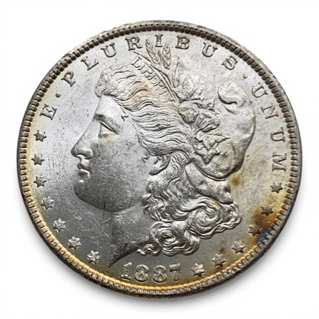 1887 Morgan Silver Dollar: 90% Silver Content - United States Of America~ One Dollar