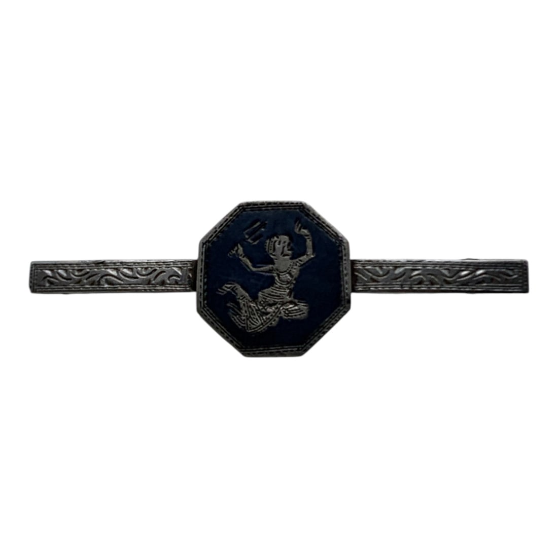 Silver Siam Pin: Tests Silver - 2" Long - 3.5 Grams