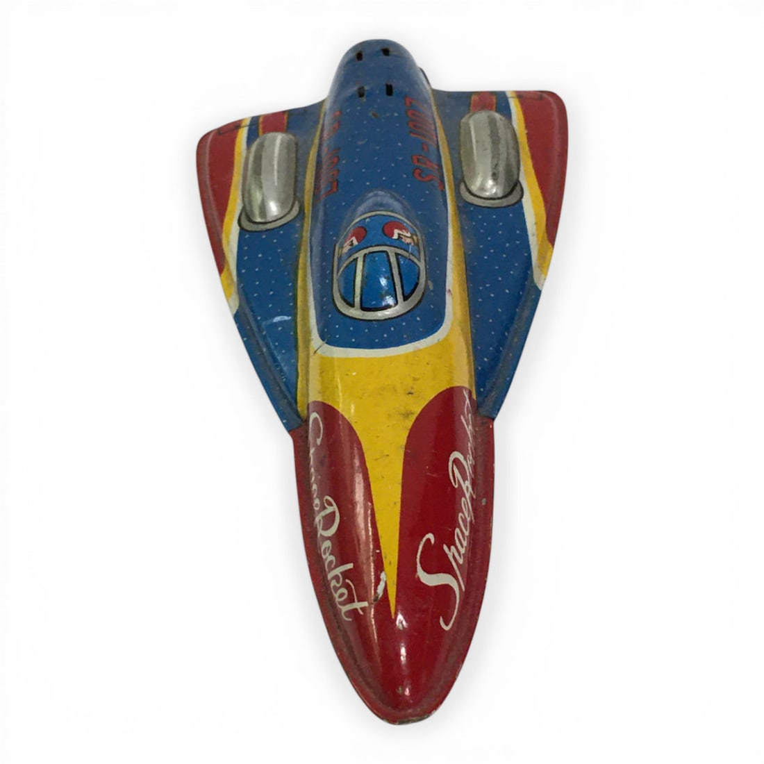 Space Rocket Tin Toy - 4