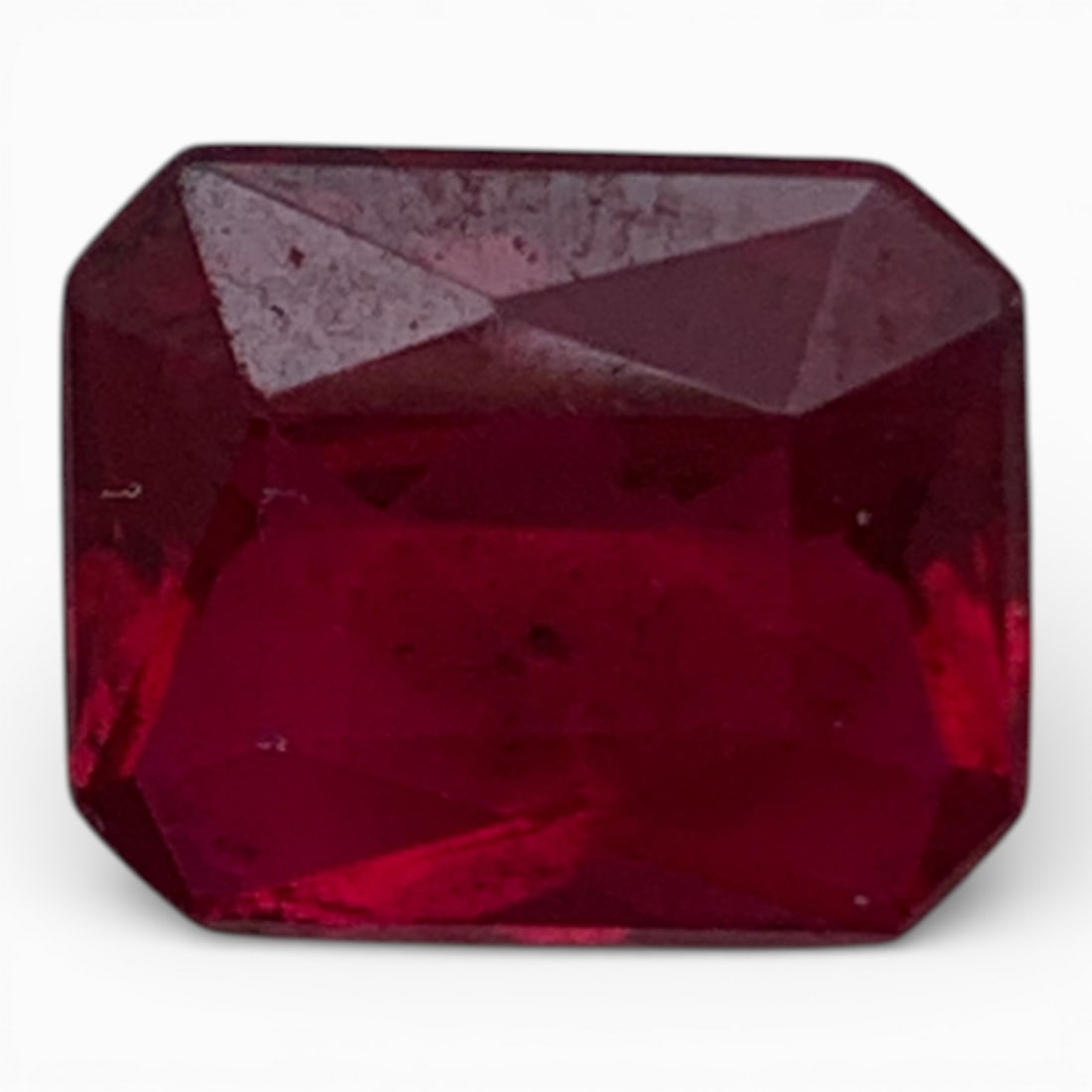 Faceted Pink Ruby Gemstone: 8x10.5mmGemstones Tested With Presidium Gem Tester Il - Berners Does Not Guarantee Authenticity Of Gemstones