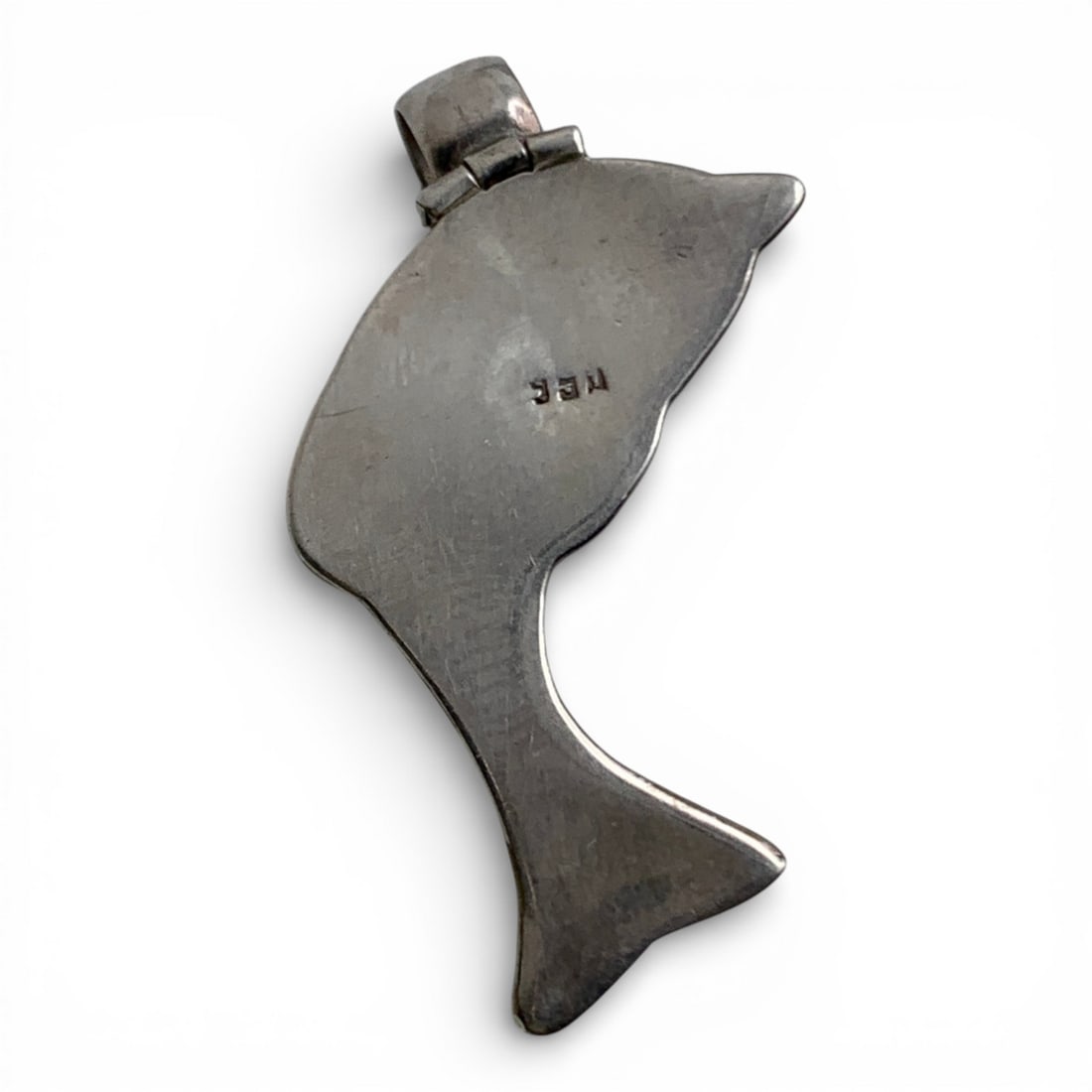 950 Silver Dolphin Pendant - 2