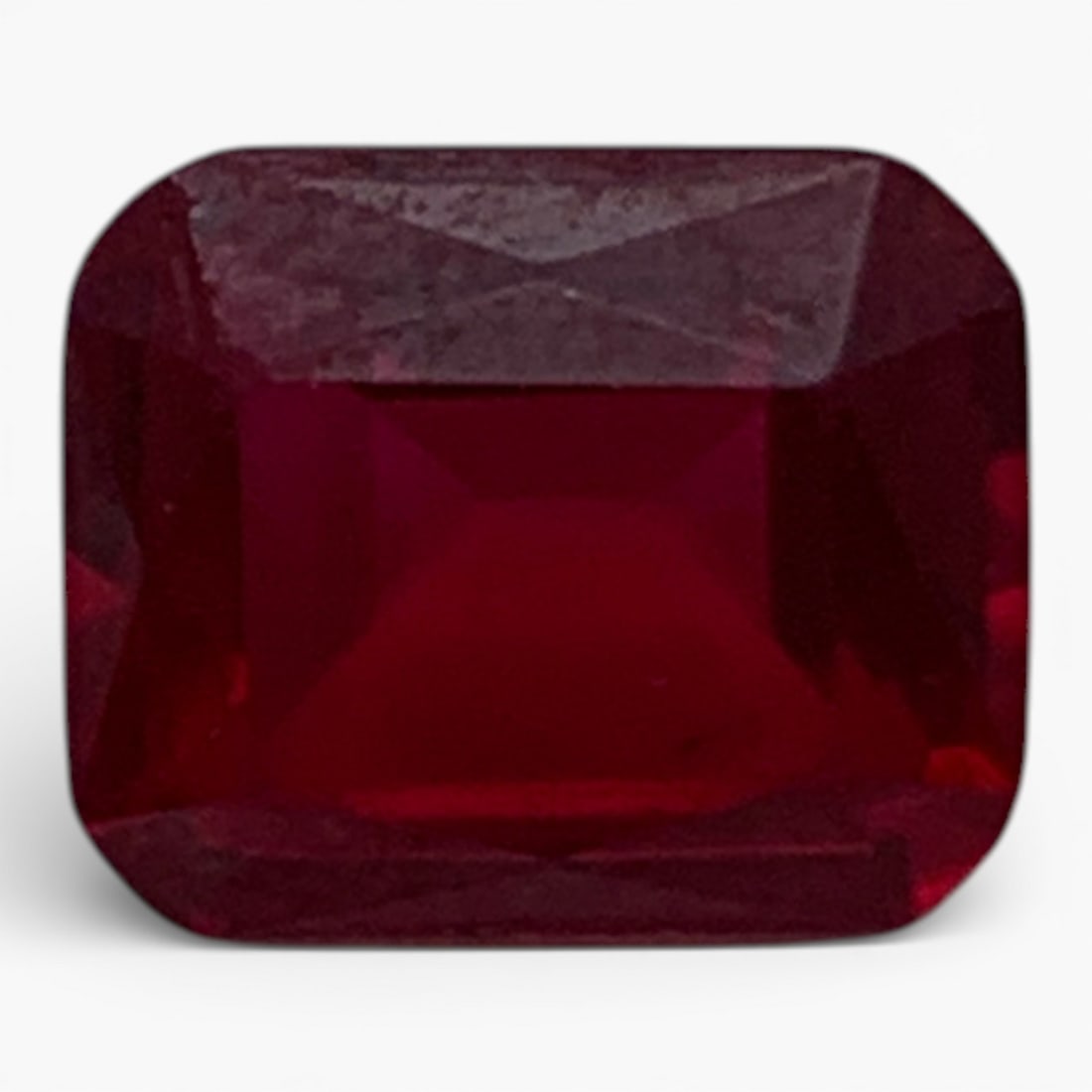 Faceted Pink Ruby Gemstone: 8.5x10.5mmGemstones Tested With Presidium Gem Tester Il - Berners Does Not Guarantee Authenticity Of Gemstones