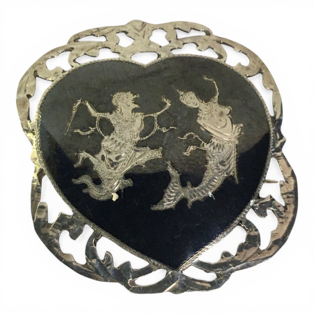 Sterling Silver Broach - 4