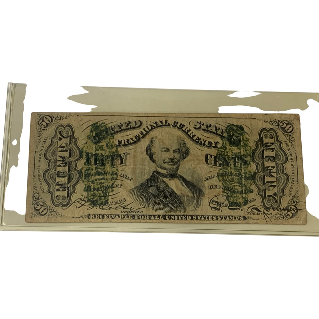 50 Cents Fractional Currency, 3rd Issue: F # 1331See Photos