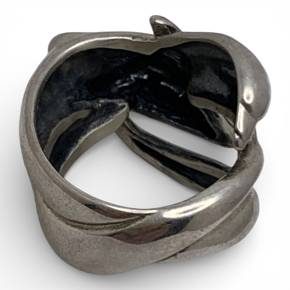 Silver Dolphin Ring - 2