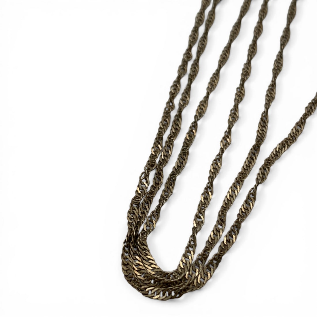 3 Sterling Silver Necklaces - 4