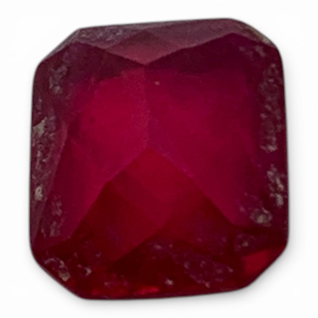 Faceted Pink Ruby Gemstone - 4