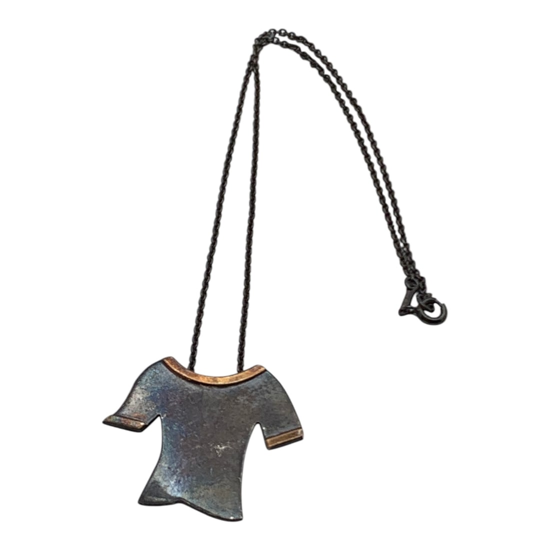 Sterling Silver Pendant Necklace: Marked Sterling - 15" Long - 8.6 Grams