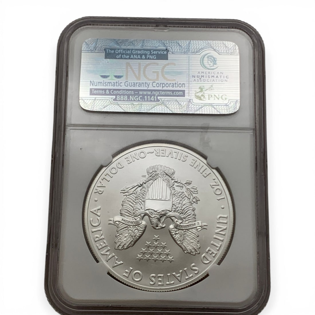 Ngc Graded 2012 American 1oz. Silver Eagle - 3