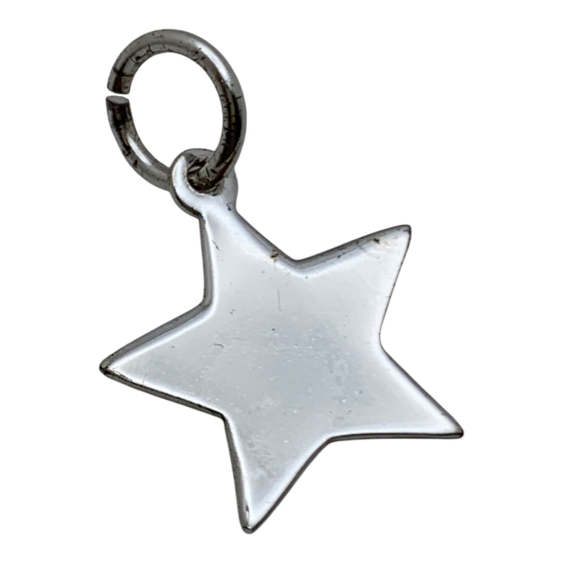 Sterling Silver Star Pendant: Marked 925 - 1" Long - 1.5 Grams