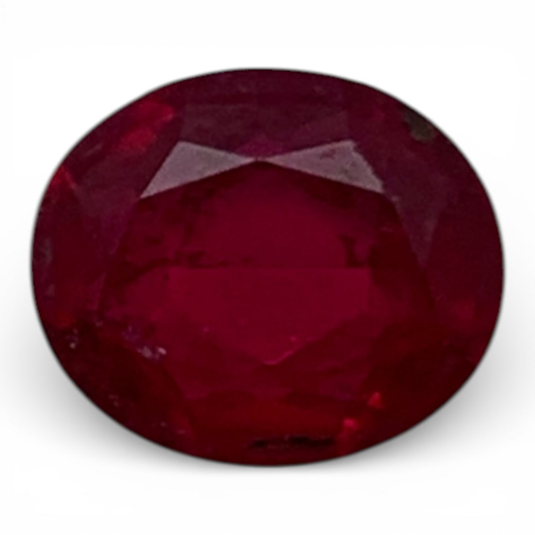 Faceted Pink Ruby Gemstone: 8.5x10mmGemstones Tested With Presidium Gem Tester Il - Berners Does Not Guarantee Authenticity Of Gemstones