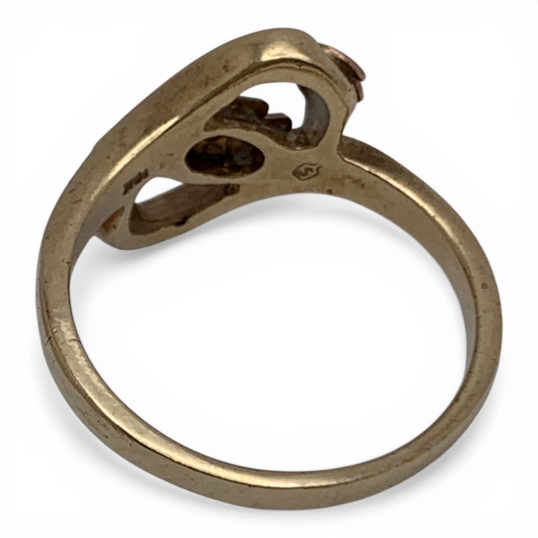 10k Yellow Gold Harley Davidson Ring - 2