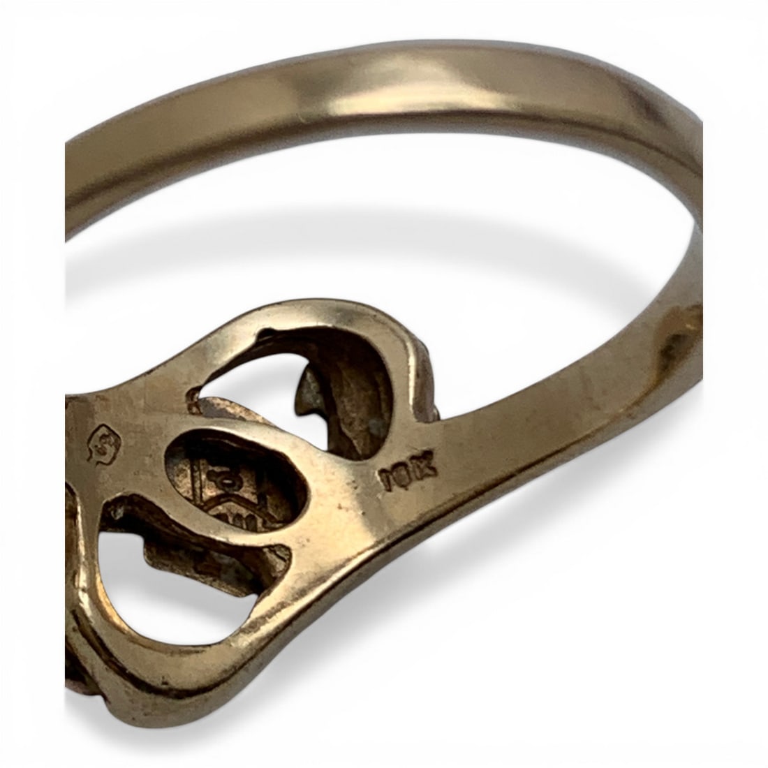 10k Yellow Gold Harley Davidson Ring - 6