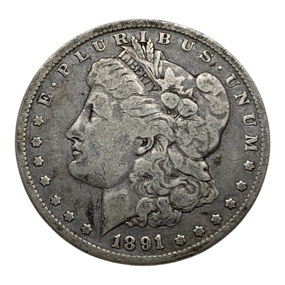 1891 O Morgan Silver Dollar: 90% Silver Content - United States Of America~ One Dollar