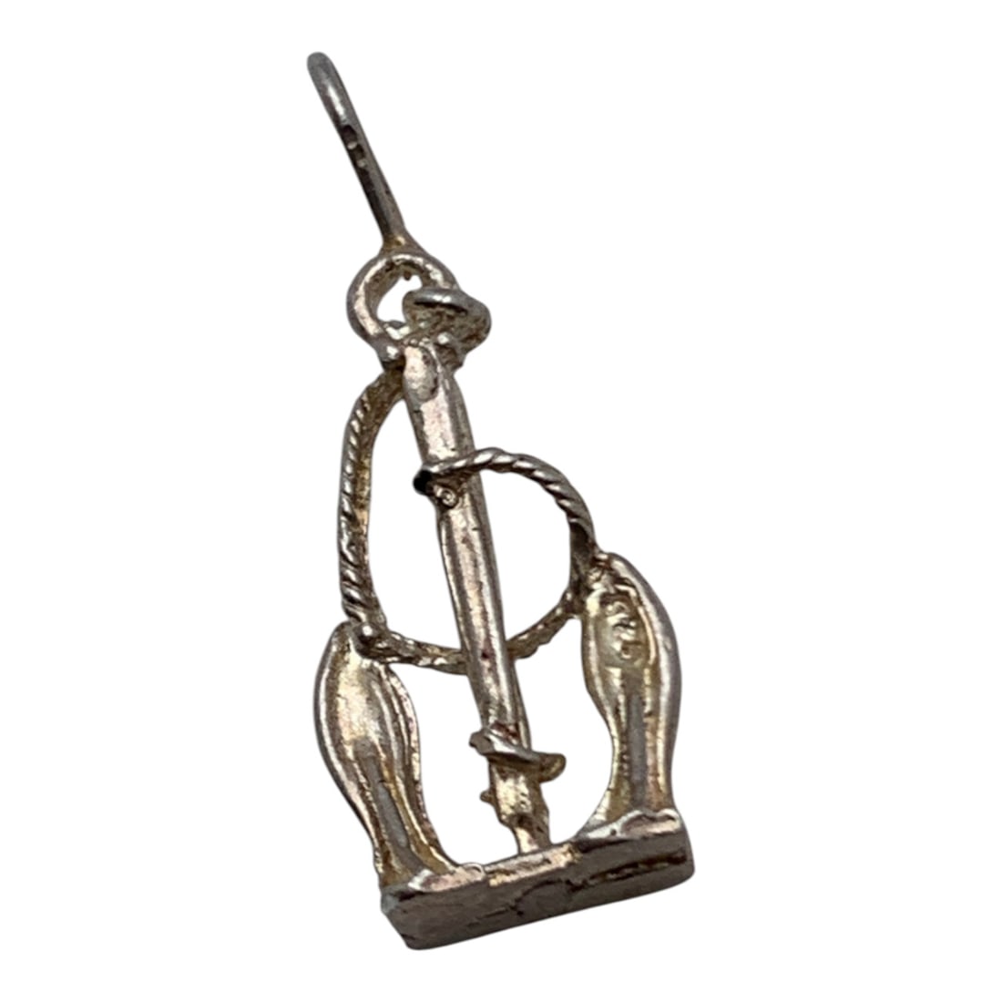 Silver Anchor Pendant: Tests Silver - 1 3/8" Long - 2.9 Grams