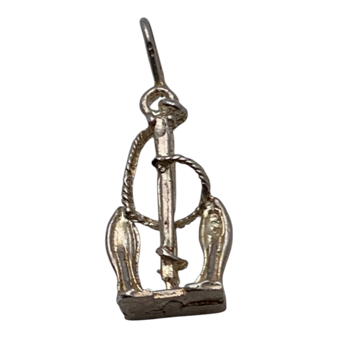 Silver Anchor Pendant - 3