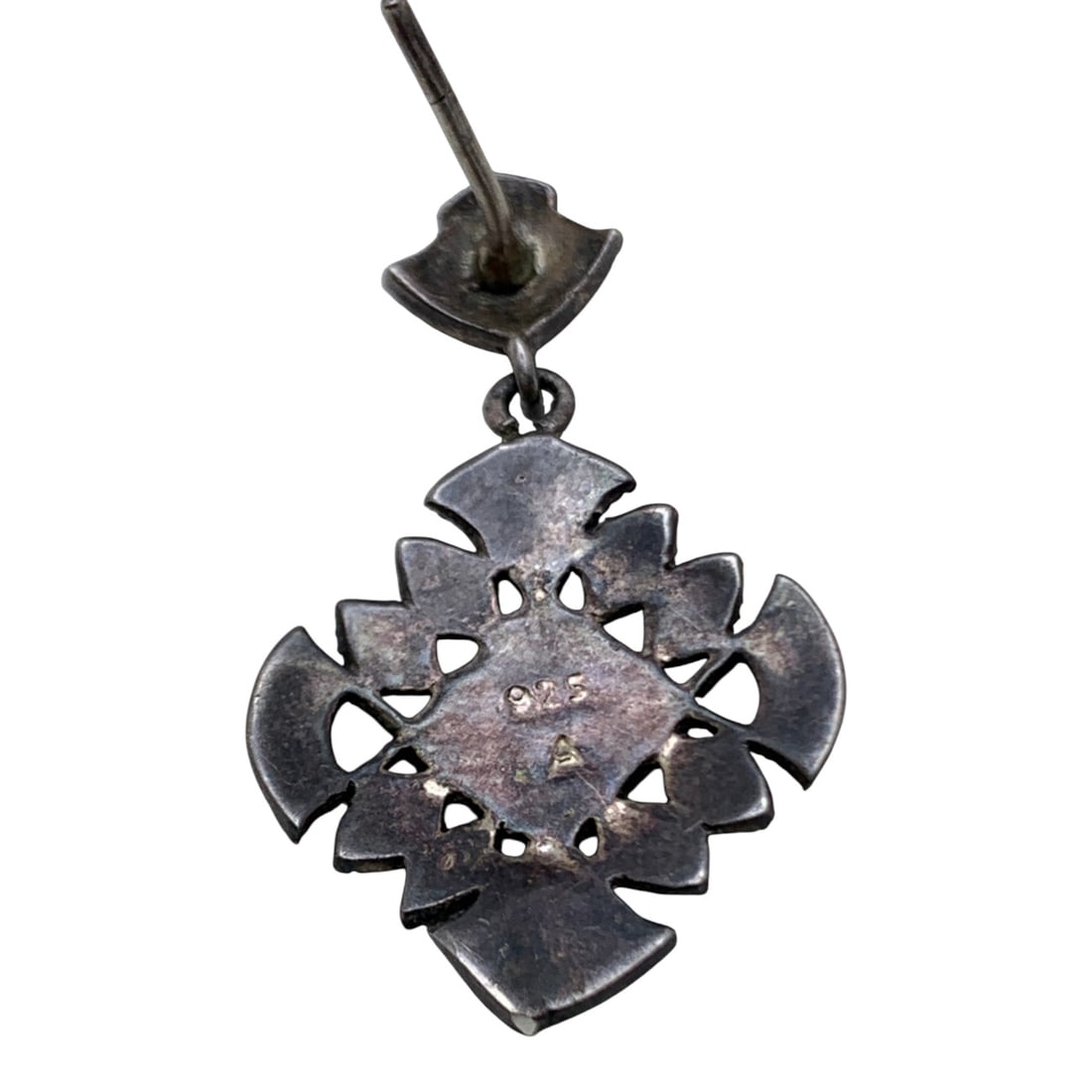 Sterling Silver & Marcasite Earrings - 3