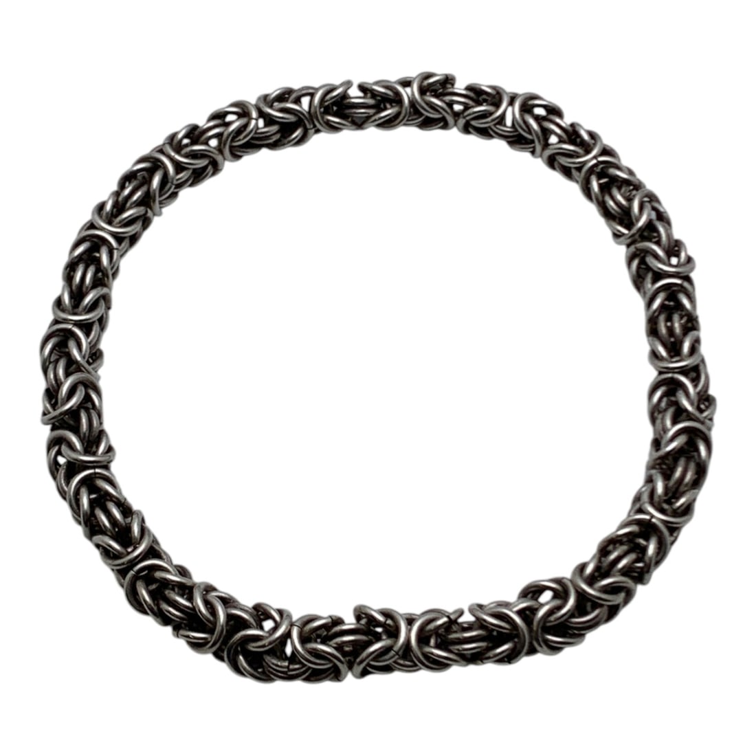 Silver Bangle Bracelet - 4