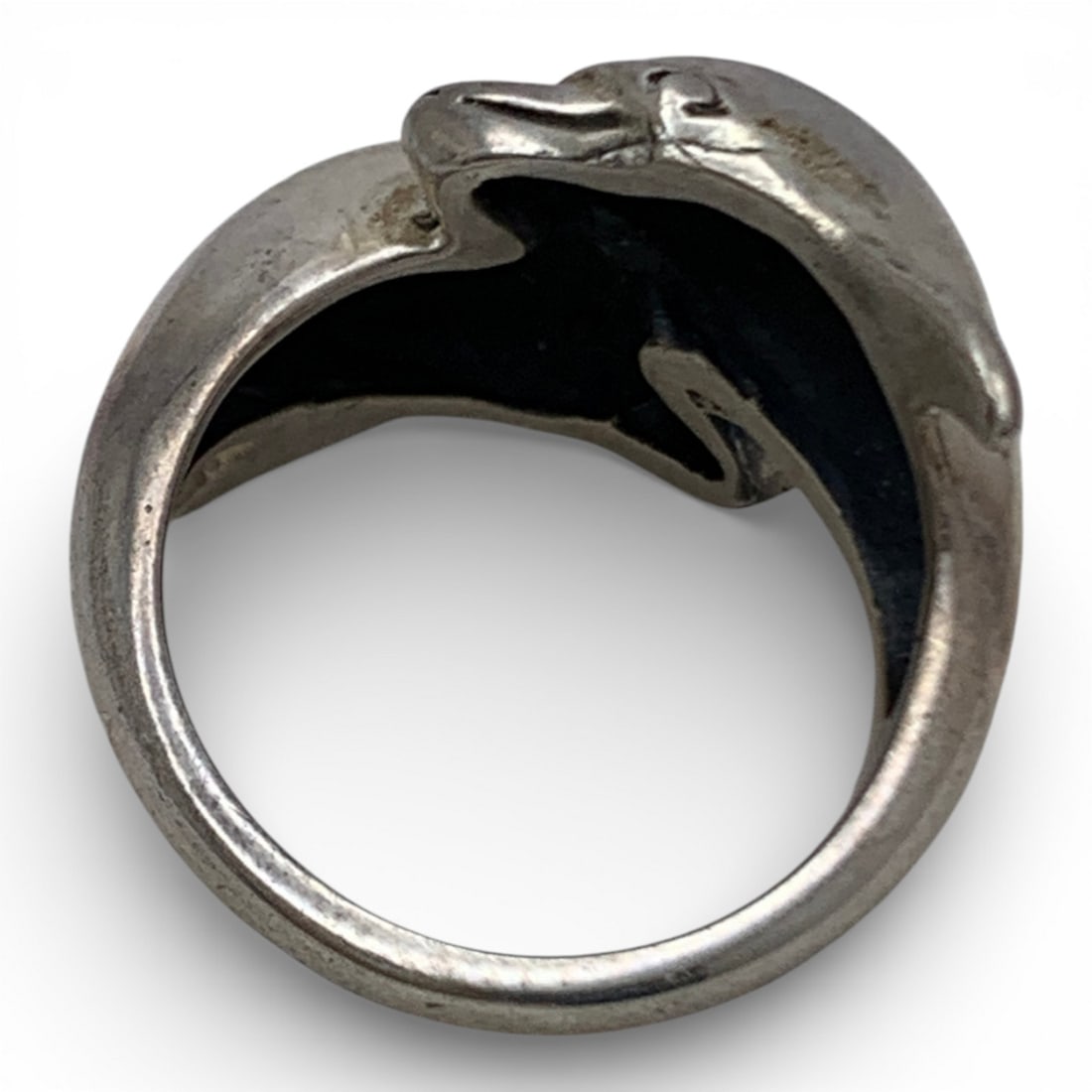 Sterling Silver Dolphin Ring - 2